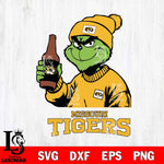 Missouri Tigers Grinch Drinking Beer Christmas Cut Files Cricut, Svg Dxf Eps Png file, Digital download , Silhouette