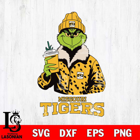 Missouri Tigers Grinch Leopard Svg Eps Dxf Png File, Digital Download, Instant Download