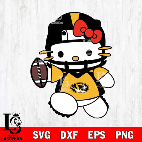 Missouri Tigers Hello Kitty sport 11 Svg Eps Dxf Png File, NCAA svg, Digital Download, Instant Download