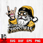 Missouri Tigers Rock Santa Claus Football Svg dxf eps png pdf file,NCAA svg,Digital Download,Cricut file