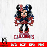 Montreal Canadiens Beauty Minnie Mouse Svg Eps Dxf Png File, Digital Download, Instant Download