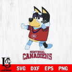 Montreal Canadiens Bluey Dad Dance Svg Eps Dxf Png File, Digital Download, Instant Download