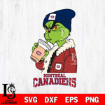 Montreal Canadiens Grinch Bougie Football Svg Eps Dxf Png File, Digital Download, Instant Download