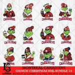 Montreal Canadiens Grinch Christmas NHL Bundle 12 Cut Files, Cricut,Christmas Svg Dxf Eps Png file , Digital Download