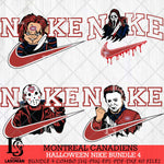 Montreal Canadiens Halloween Nike NHL Bundle 4 Svg Eps Dxf Png File, Digital Download, Instant Download