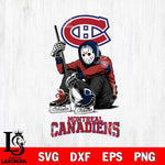 Montreal Canadiens NHL Jason Voorhees Halloween SVG Svg Eps Dxf Png File, Digital Download, Instant Download