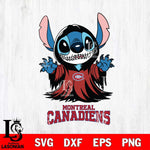 Montreal Canadiens Stitch Ghost Svg Eps Dxf Png File, NHL svg, Digital Download, Instant Download