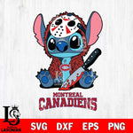 Montreal Canadiens Stitch Jason Voorhees Svg Eps Dxf Png File, NHL svg, Digital Download, Instant Download