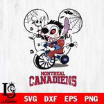 Montreal Canadiens Stitch Jigsaws Halloween Svg Eps Dxf Png File, Digital Download, Instant Download