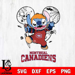 Montreal Canadiens Stitch Michael Halloween Svg Eps Dxf Png File, Digital Download, Instant Download