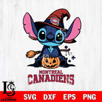 Montreal Canadiens Stitch witch Svg Eps Dxf Png File, NHL svg, Digital Download, Instant Download