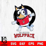 NC State Wolfpack Bandit Heeler Rugby Svg Eps Dxf Png File, Digital Download ,Instant Download, Cricut File