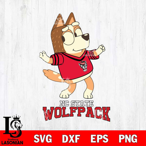 NC State Wolfpack Chilli Dance Svg Eps Dxf Png File, Digital Download, Instant Download