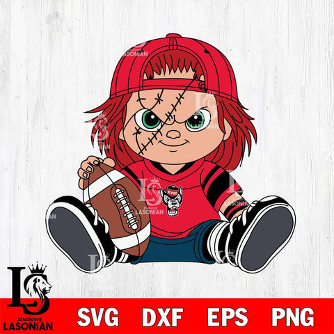 NC State Wolfpack Chucky Horror 11 Svg Eps Dxf Png File, NCAA svg, Digital Download, Instant Download