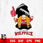 NC State Wolfpack Gnomes Fan Svg Eps Dxf Png File, Digital Download, Instant Download