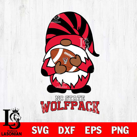 NC State Wolfpack Gnomes Football Svg Eps Dxf Png File, Digital Download, Instant Download