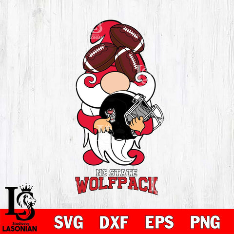 NC State Wolfpack Gnomes Helmet Svg Eps Dxf Png File, Digital Download, Instant Download