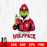 NC State Wolfpack Grinch Leopard Svg Eps Dxf Png File, Digital Download, Instant Download