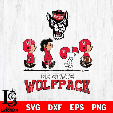 NC State Wolfpack Snoopy Sport 12 Svg Eps Dxf Png File, Digital Download