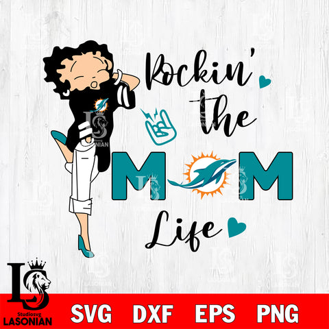 Rockin the MM life Miami Dolphins svg,eps,dxf,png file , digital download