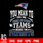 You mean to tell me there are other teams besides the New England Patriots svg,eps,dxf,png file , digital download