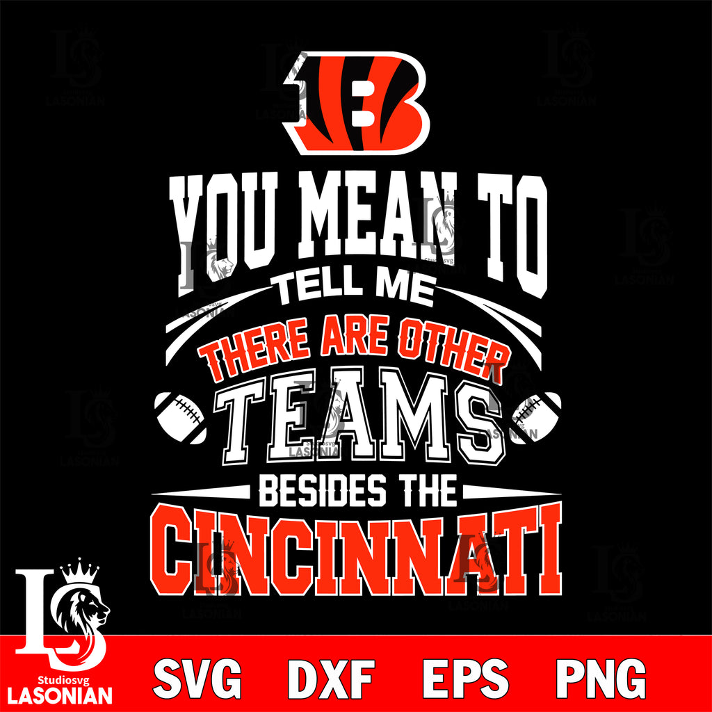 Cincinnati Bengals football player Svg Dxf Eps Png file – lasoniansvg