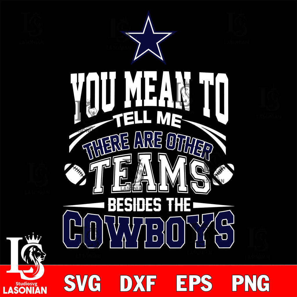 Dallas Cowboys T-shirt Design SVG Cut File for Cricut Digital Download