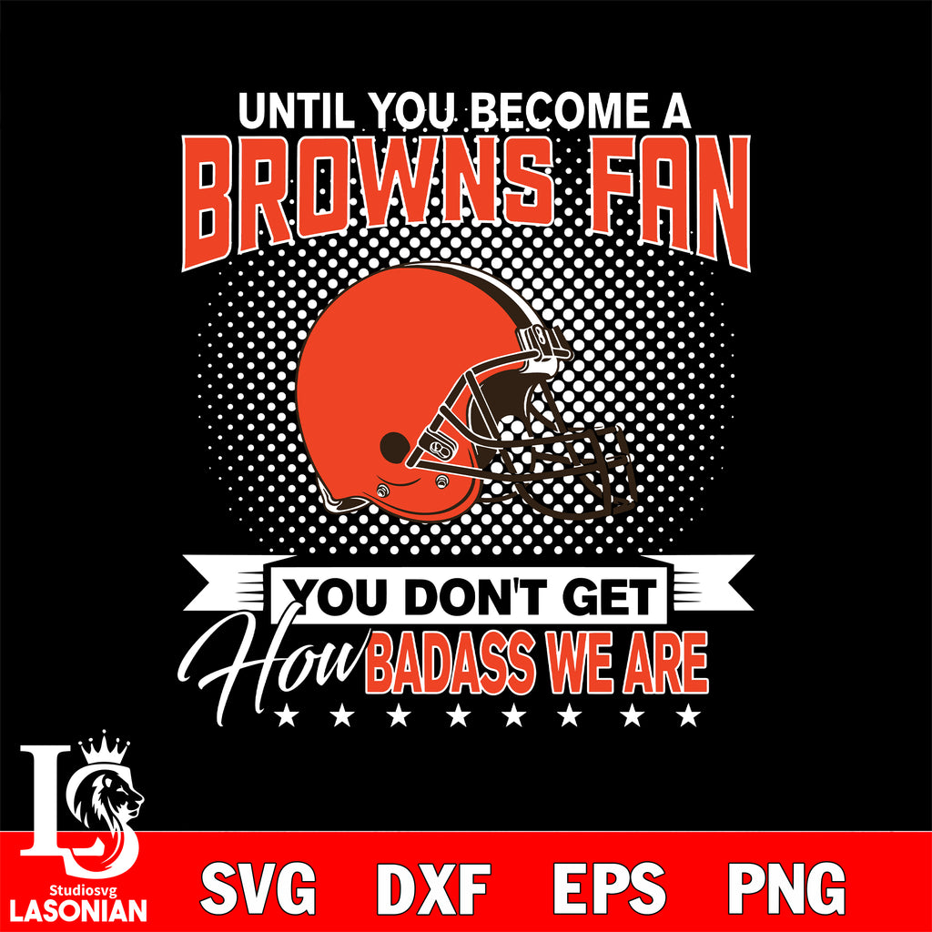 Cleveland Browns Helmet Silhouette NFL T-shirt Design SVG Cut File for  Cricut Digital Download