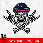 Houston Texans Skull svg , eps , dxf , png file , digital download