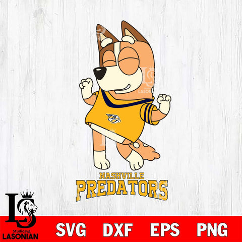 Nashville Predators Chilli Dance Sport Svg Eps Dxf Png File, Digital Download, Instant Download