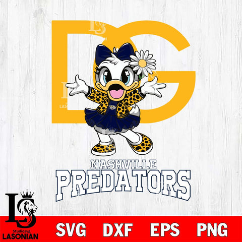 Nashville Predators Dolce And Gabbana Daisy Duck Disney Svg Eps Dxf Png File, Digital Download, Instant Download