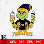 Nashville Predators Grinch 2 coffee Svg Eps Dxf Png File, Digital Download, Instant Download