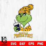 Nashville Predators Grinch Cofffe Christmas Cut Files, Cricut,Christmas Svg Dxf Eps Png file , Digital Download