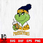 Nashville Predators Grinch hat Svg Eps Dxf Png File, Digital Download, Instant Download