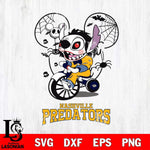 Nashville Predators Stitch Jigsaws Halloween Svg Eps Dxf Png File, Digital Download, Instant Download