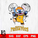 Nashville Predators Stitch Michael Halloween Svg Eps Dxf Png File, Digital Download, Instant Download