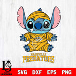 Nashville Predators Stitch Mummy Svg Eps Dxf Png File, NHL svg, Digital Download, Instant Download