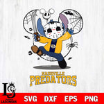 Nashville Predators Stitch jason voorhees Halloween Svg Eps Dxf Png File, Digital Download, Instant Download