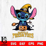 Nashville Predators Stitch witch Svg Eps Dxf Png File, NHL svg, Digital Download, Instant Download