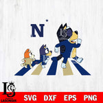 Navy Midshipmen Bluey 6 Svg Eps Dxf Png File, Digital Download, Instant Download