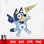 Navy Midshipmen Bluey flag Svg Eps Dxf Png File, Digital Download, Instant Download