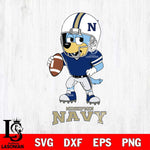 Navy Midshipmen Bluey rugby Svg Eps Dxf Png File, Digital Download ,Instant Download, Cricut File