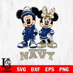 Navy Midshipmen Mickey Minnie Rugby Hoodie Svg Eps Dxf Png File, NCAA svg , File Cut , Digital Download , Instant Download, Cut Svg Files