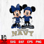 Navy Midshipmen Mickey Minnie Rugby ball Svg Eps Dxf Png File, NCAA svg , File Cut , Digital Download , Instant Download, Cut Svg Files