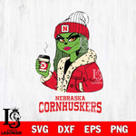 Nebraska Cornhuskers Girls Grinch Bougie Svg Eps Dxf Png File, Digital Download, Instant Download