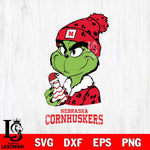 Nebraska Cornhuskers Grinch Tree Cake Svg Eps Dxf Png File, Digital Download, Instant Download