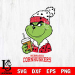 Nebraska Cornhuskers Grinch hat Svg Eps Dxf Png File, Digital Download, Instant Download