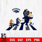 Nevada Wolf Pack Bluey 6 Svg Eps Dxf Png File, Digital Download, Instant Download