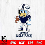 Nevada Wolf Pack Bluey rugby Svg Eps Dxf Png File, Digital Download ,Instant Download, Cricut File