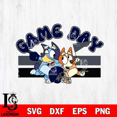 Nevada Wolf Pack Game Day Bluey Svg Eps Dxf Png File, Digital Download, Instant Download